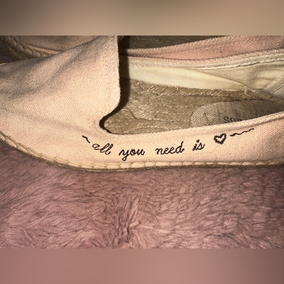 Soludos Women's cream Espadrilles flats 7.5 summer vacation beach - Picture 5 of 13